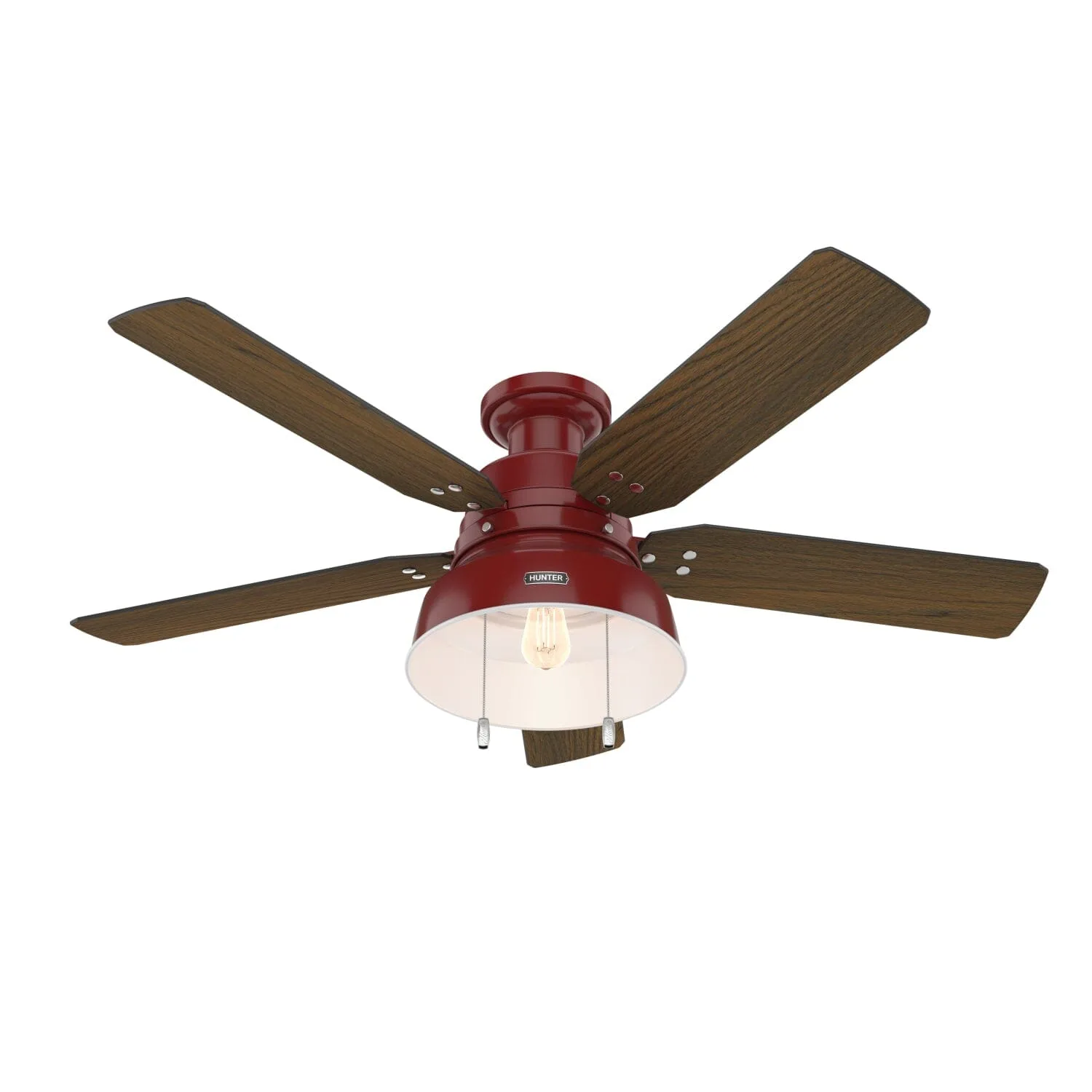 Mill Valley 52" Ceiling Fan in Barn Red