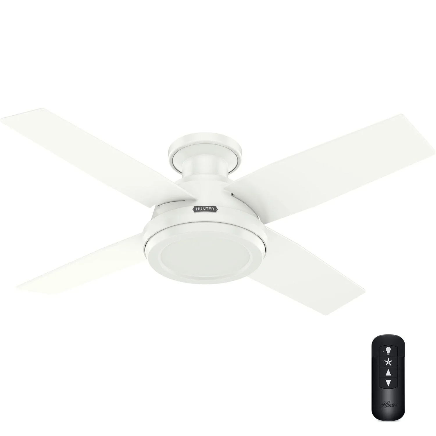 Dempsey 44" Low Profile Ceiling Fan with LED Light