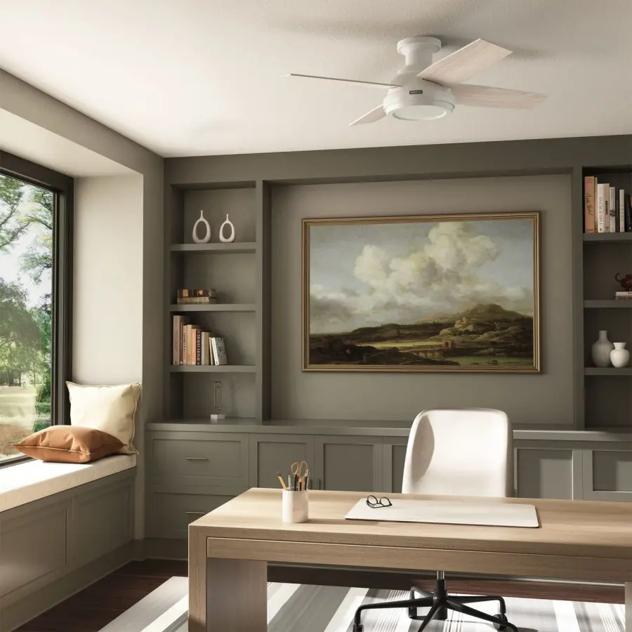 Dempsey 44" Low Profile Ceiling Fan with LED Light - Image 13