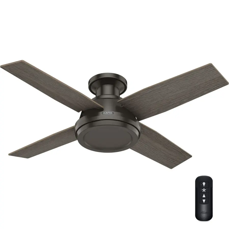 Dempsey 44" Low Profile Ceiling Fan with LED Light - Image 3