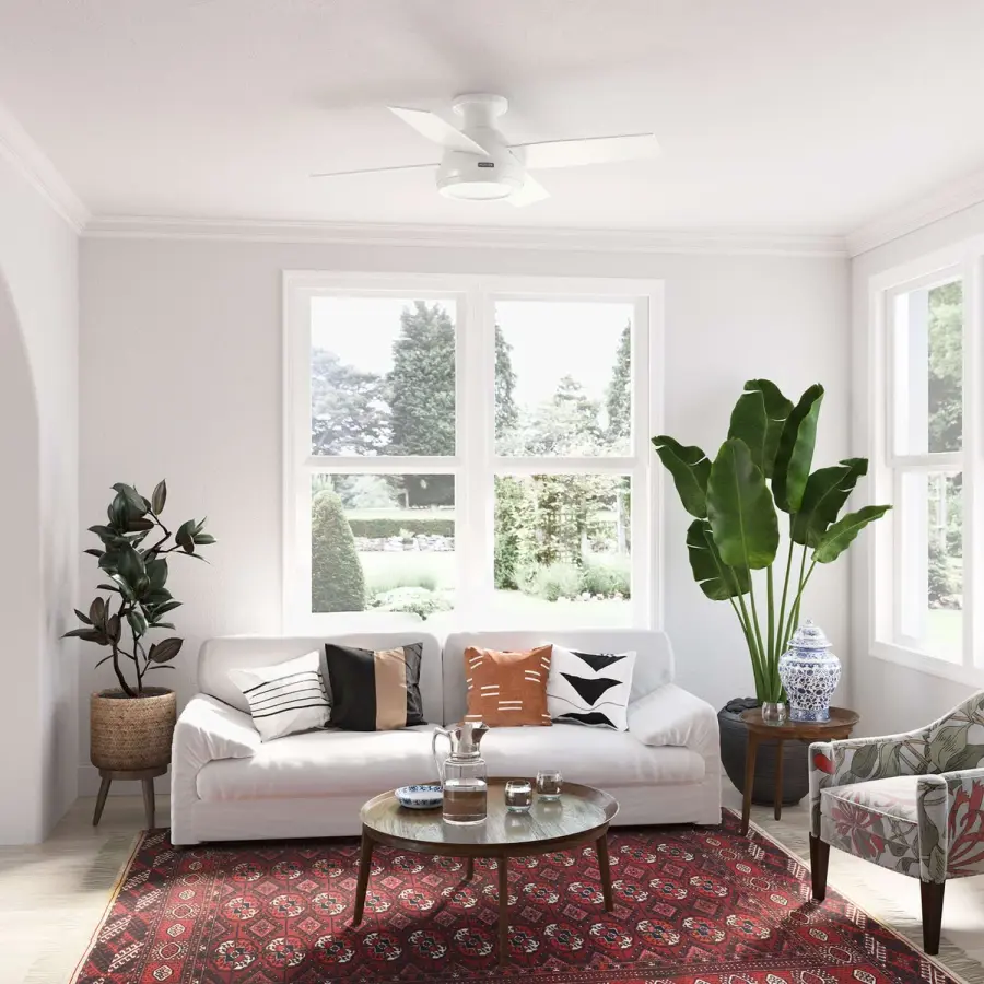 Dempsey 44" Low Profile Ceiling Fan with LED Light - Image 7