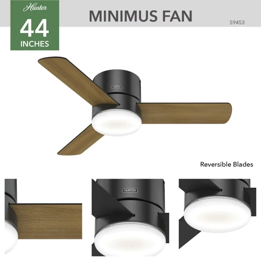 Minimus Low Profile with LED Light 44 Inch - Image 4