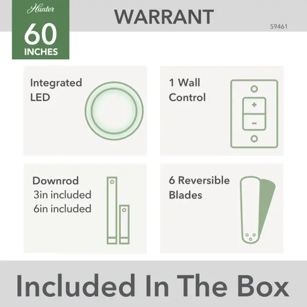 Warrant ENERGY STAR with Light 60 inch - Image 20