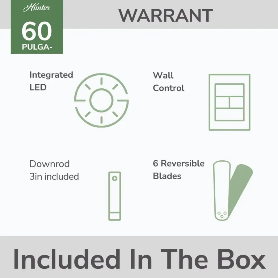 Warrant ENERGY STAR with Light 60 inch - Image 21
