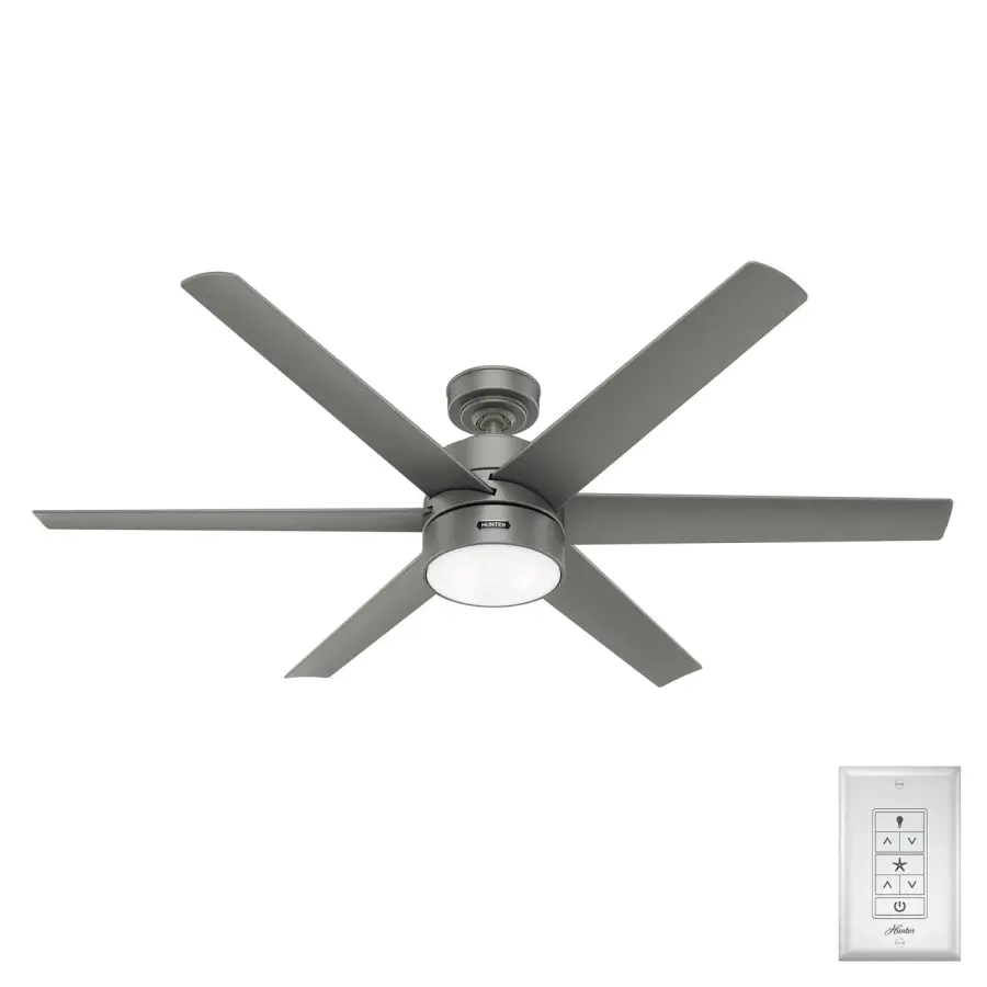 Solaria 60" Outdoor Ceiling Fan with LED Light - Image 1