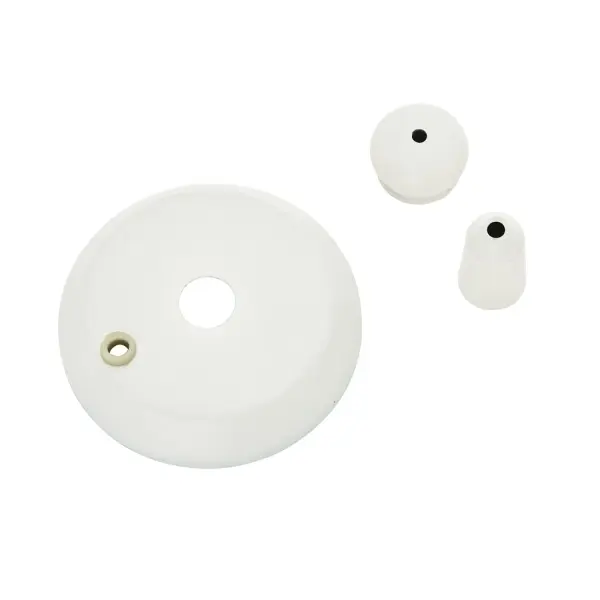Color-matched to Hunter ceiling fans, each pack includes one decorative cap and finial of the same finish Works with Hunter and Casablanca fans, not including Hunter Original® fan Cottage White finish