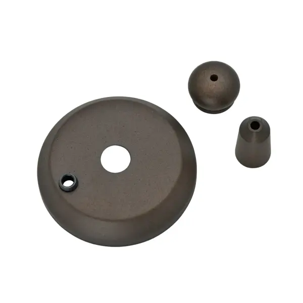 Color-matched to Hunter ceiling fans, each pack includes one decorative cap and finial of the same finish Works with Hunter and Casablanca fans, not including Hunter Original® fan Maiden Bronze finish