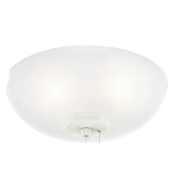 Glass Bowl-Painted Cased WHite - K712001045