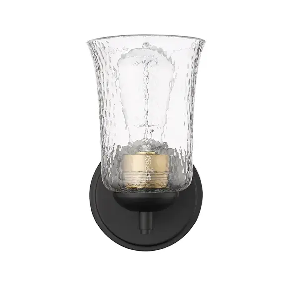 The 10101 wall sconce delivers contemporary style with its matte black finish. Versatile mounting options make it suitable for hallways, bedrooms, and commercial spaces seeking clean, modern lighting.