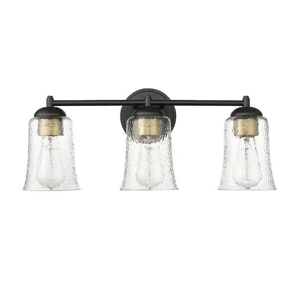 A contemporary vanity light featuring a sophisticated matte black finish that adds modern elegance to any bathroom. Perfect for creating clean, minimalist aesthetics while providing essential task lighting.
