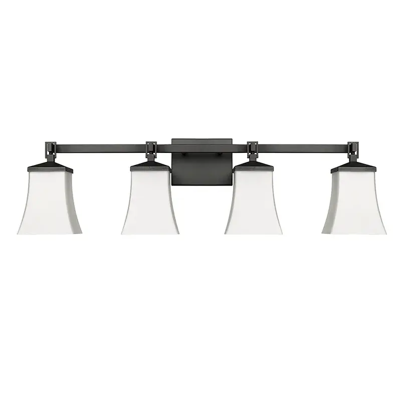 Matte Black Bath Vanity Light