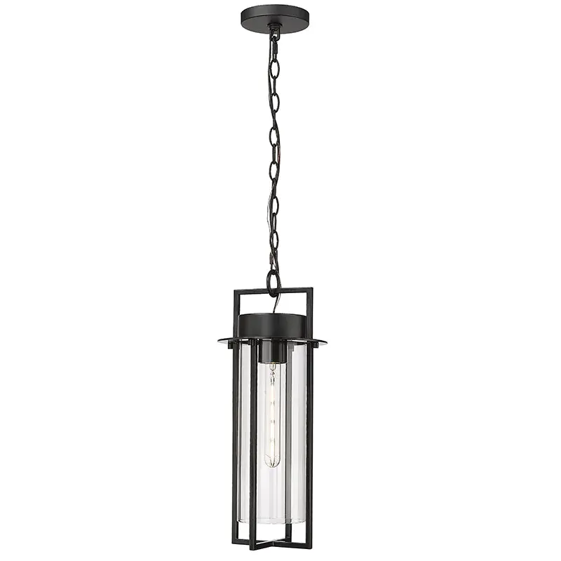 Outdoor Wall Sconce in Powder Coated Black