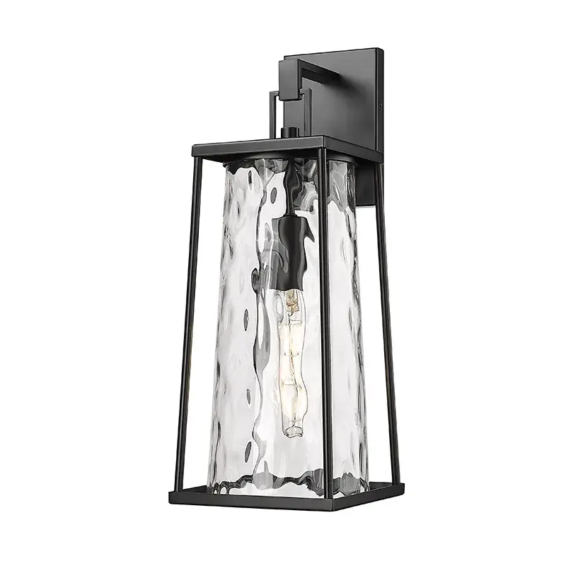 Outdoor Wall Sconce in Powder Coated Black