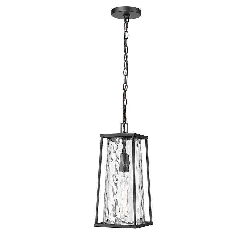 Outdoor Light Fixture in Powder Coated Black