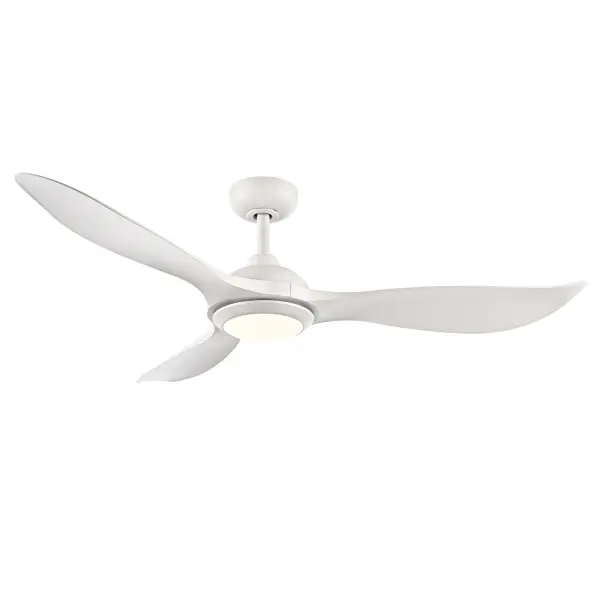 Wynleaf 52" LED Ceiling Fan in Matte White