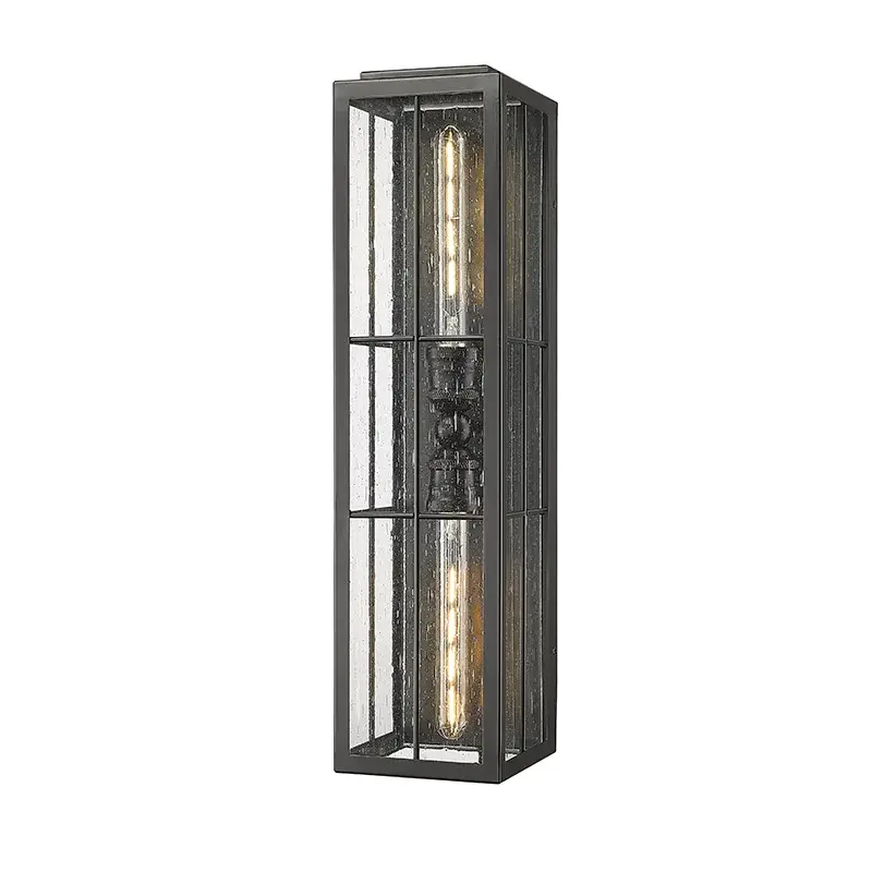 Outdoor Wall Sconce in Powder Coated Black