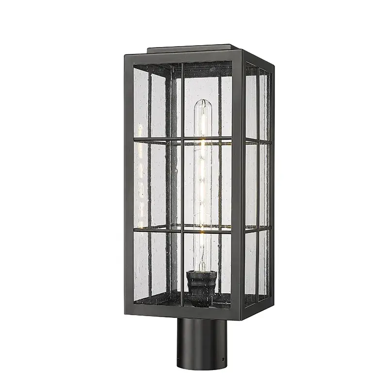 Outdoor Wall Sconce in Powder Coated Black