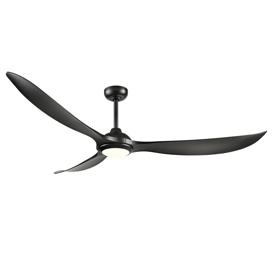 Wynleaf 72" LED Ceiling Fan in Matte Black
