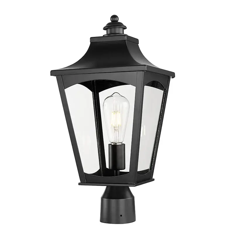 Outdoor Wall Sconce in Powder Coated Black