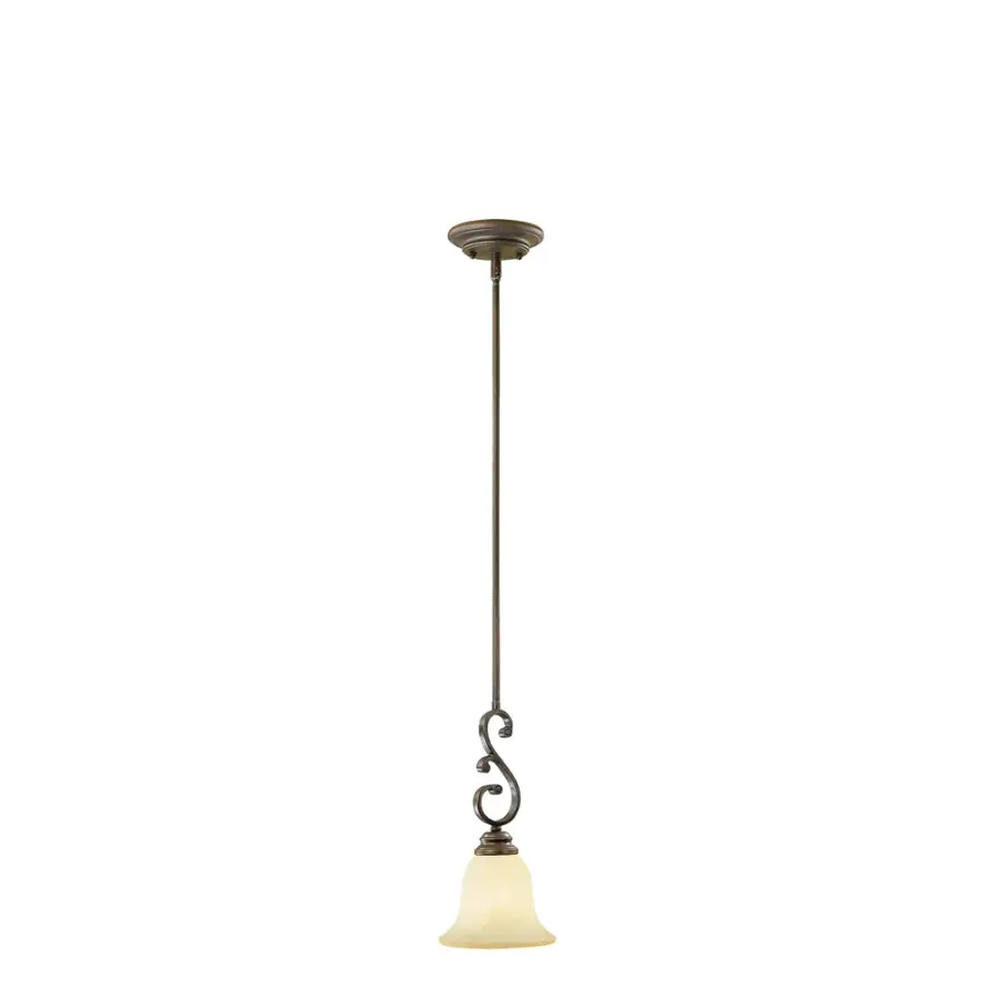 1201 Bronze Pendant Light