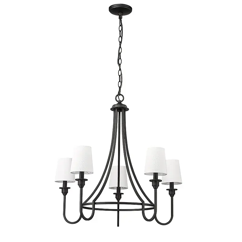 12205 Chandelier in Matte Black