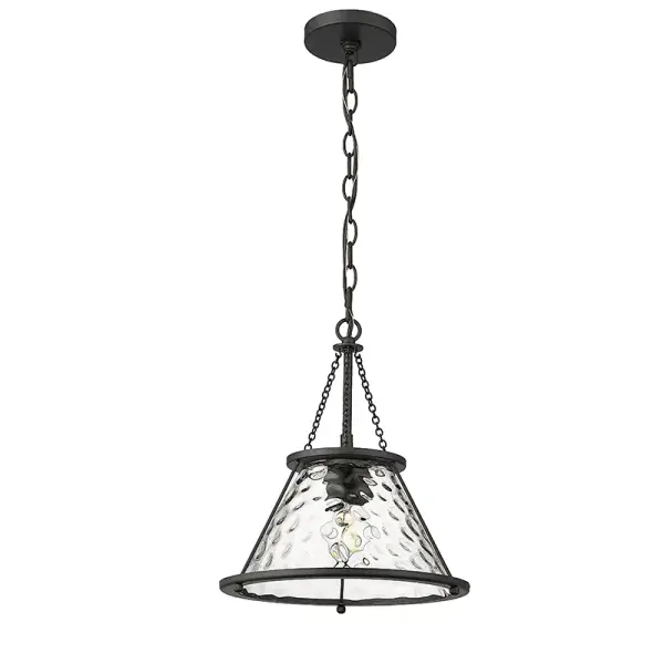 The 13501 pendant in matte black offers a contemporary aesthetic that complements a variety of interior styles. Its neutral finish makes it adaptable to both residential and commercial settings.
