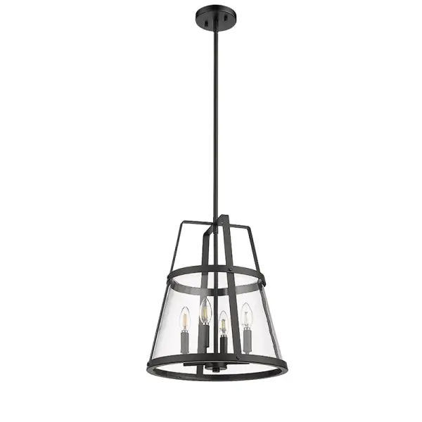 A versatile matte black pendant that brings contemporary sophistication to any room. The clean lines and neutral finish make it easy to integrate into modern, minimalist, or transitional interiors.
