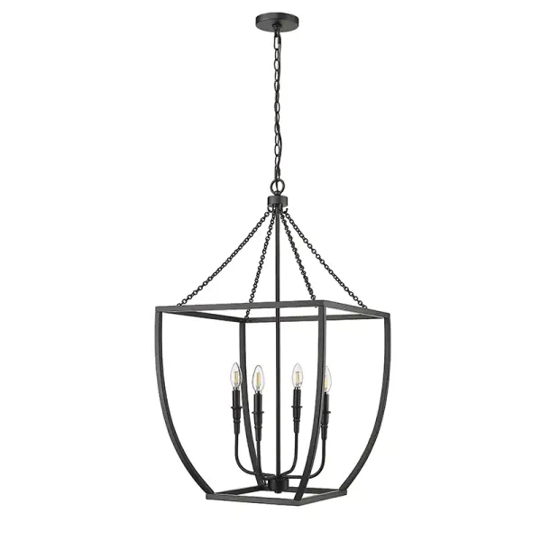 A versatile matte black pendant that brings contemporary sophistication to any interior. The neutral finish pairs effortlessly with various design schemes while making a bold statement.