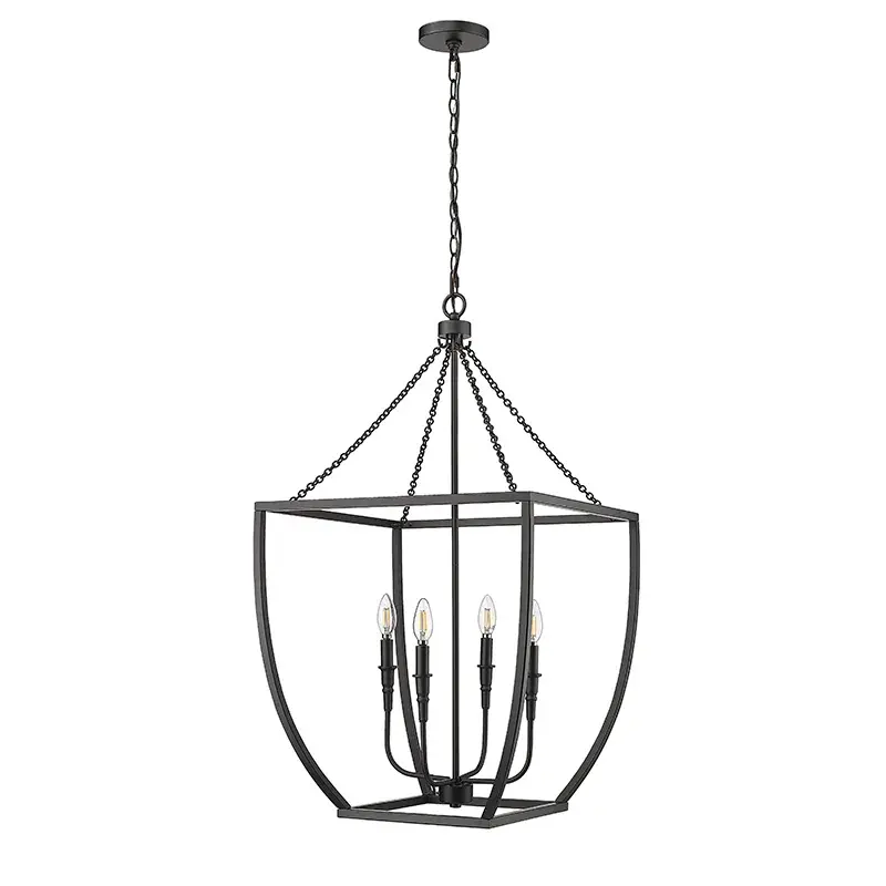 Matte Black Pendant Light