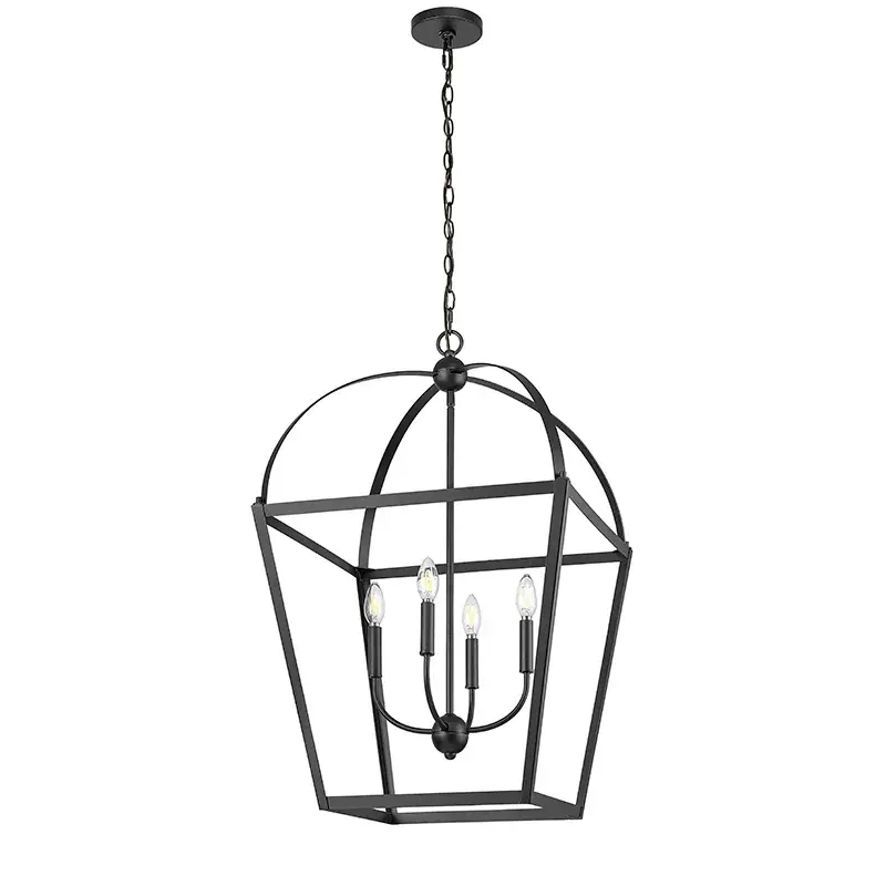 Matte Black Pendant Light