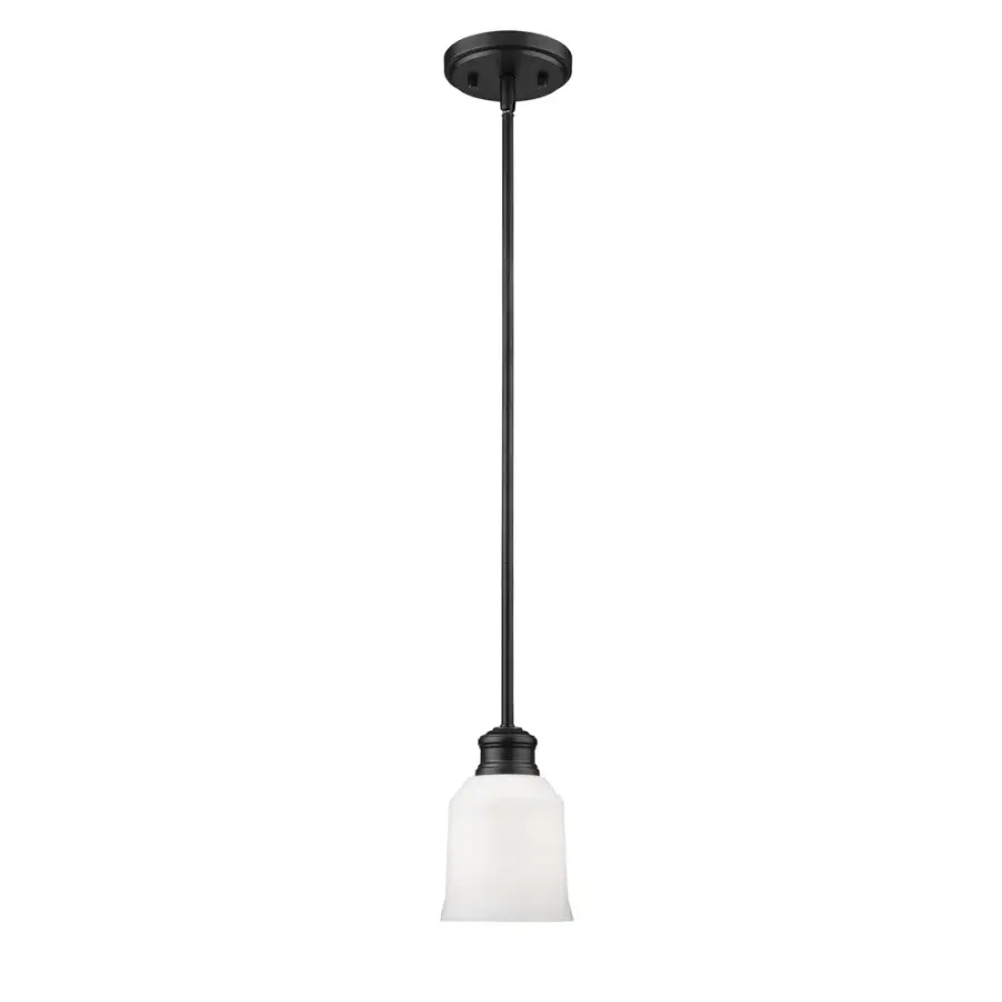 141 Matte Black Pendant Light