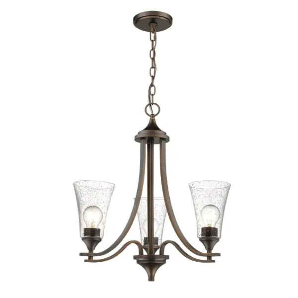 The 1463 Bronze Chandelier brings traditional elegance to any space with its warm bronze finish. A versatile fixture that complements both classic and transitional interiors with understated sophistication.