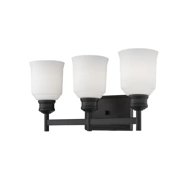 The 173 vanity light in matte black finish delivers contemporary style with clean lines. Perfect for modern bathroom updates, this fixture provides functional task lighting with minimalist aesthetic appeal.
