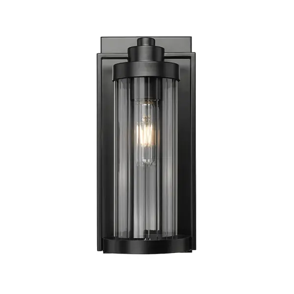 Outdoor Light Fixture in Powder Coated Black