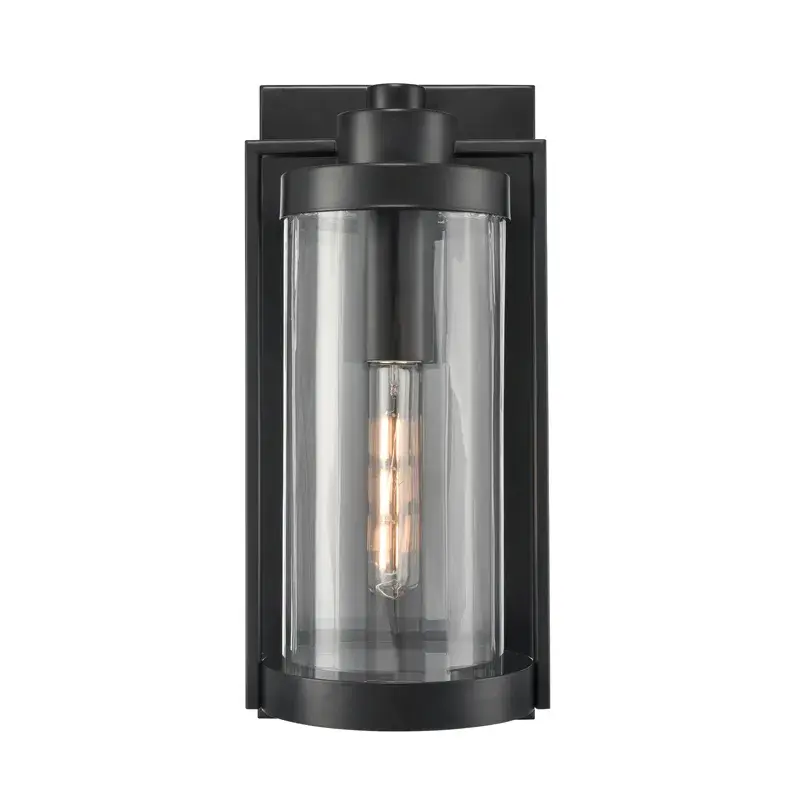 Outdoor Light Fixture in Powder Coated Black