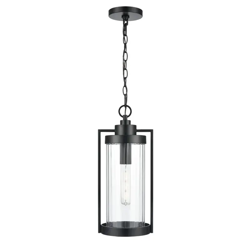 Outdoor Light Fixture in Powder Coated Black