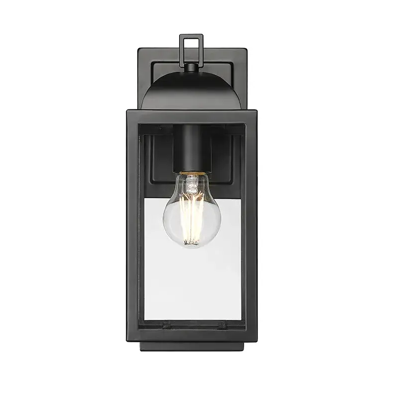 Outdoor Light Fixture in Powder Coated Black