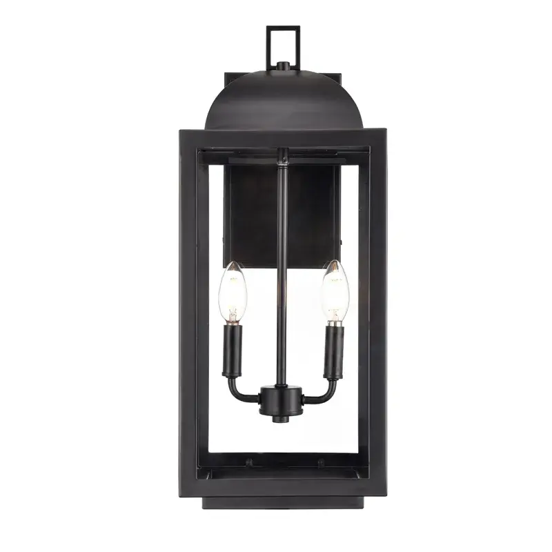 Outdoor Wall Sconce in Powder Coated Black