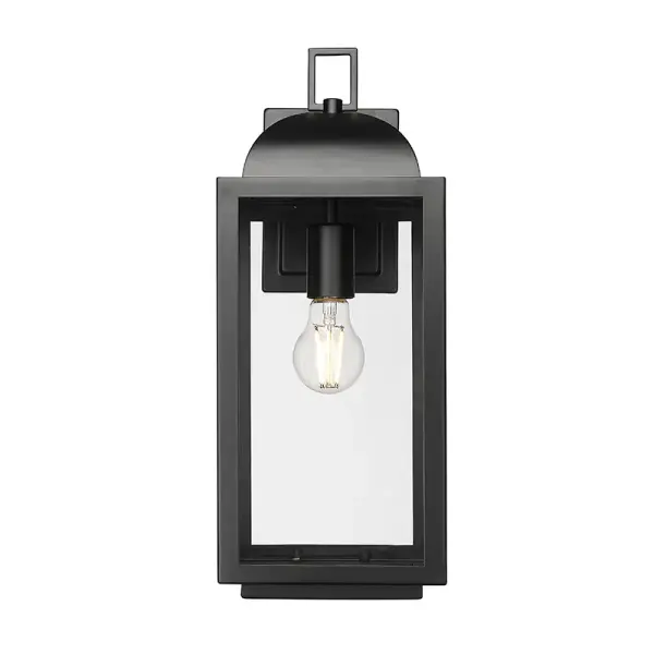 Outdoor Light Fixture in Powder Coated Black