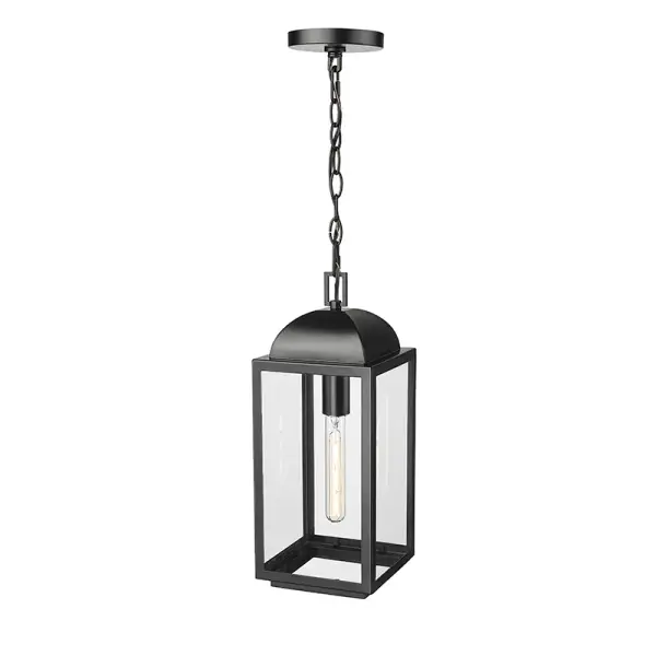 Outdoor Wall Light in Powder Coated Black