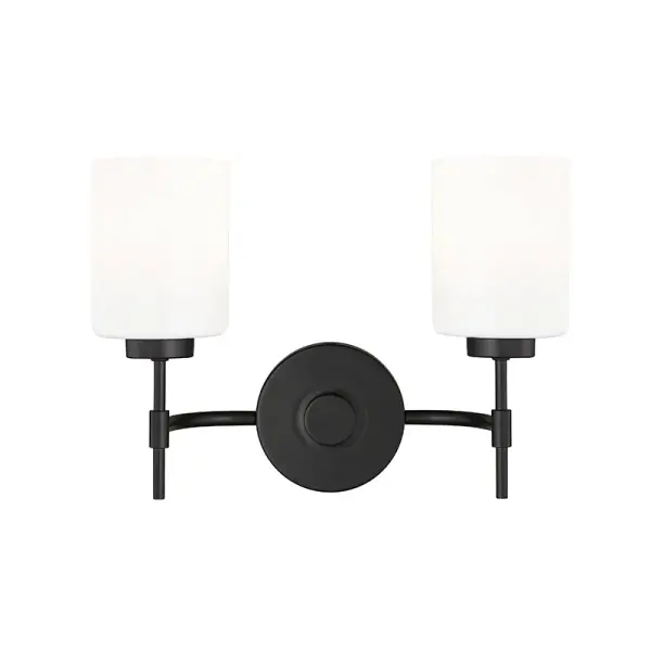 Matte Black Bath Vanity Light
