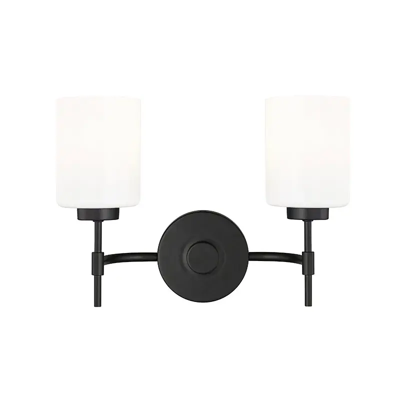 Matte Black Bath Vanity Light