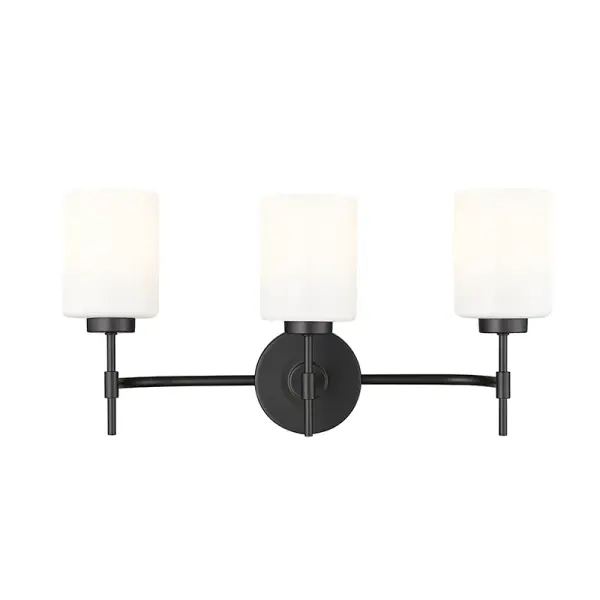 Matte Black Bath Vanity Light