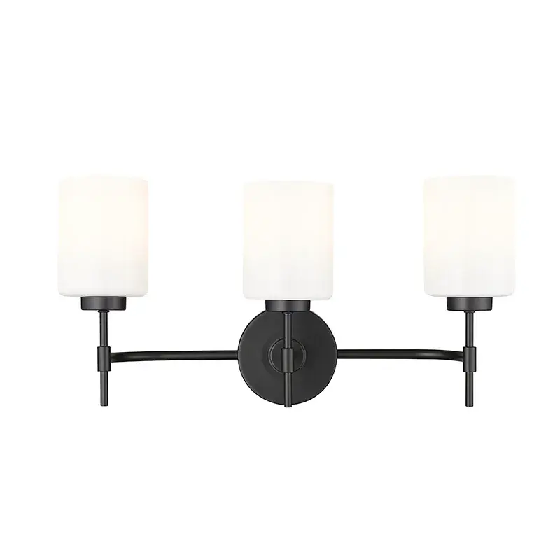 Matte Black Bath Vanity Light