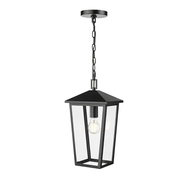 Outdoor Light Fixture in Powder Coated Black