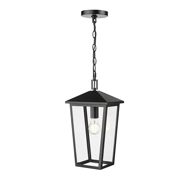 Outdoor Light Fixture in Powder Coated Black