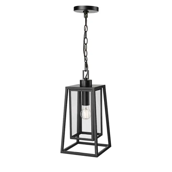 Outdoor Light Fixture in Powder Coated Black