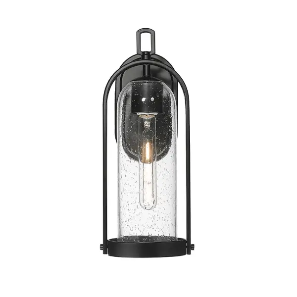 Outdoor Light Fixture in Powder Coated Black