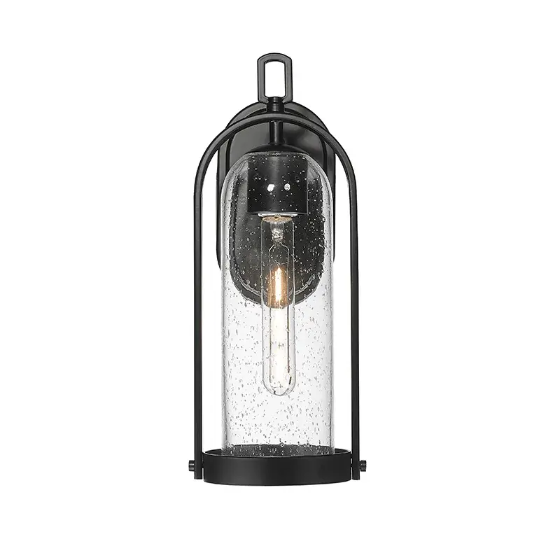 Outdoor Light Fixture in Powder Coated Black
