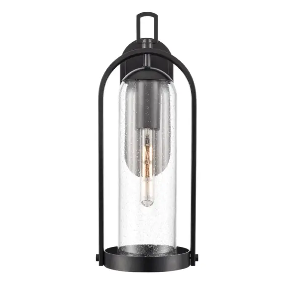 Outdoor Light Fixture in Powder Coated Black
